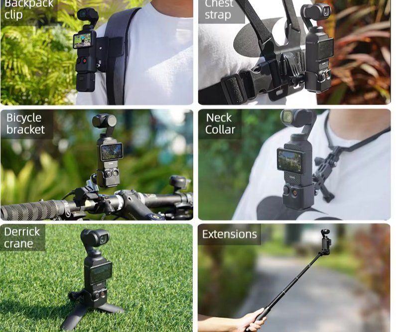 DJI Action Cam: Rucksackgurtclip mit 360 Grad Drehung für DJI Osmo Pocket 3 – Neu (gemäss Beschreibung) aus Bussigny von SHOP-DRONE-UNIVERS 5