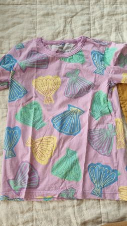 Stella McCartney Kinder T-Shirt 152 Muscheln rosa