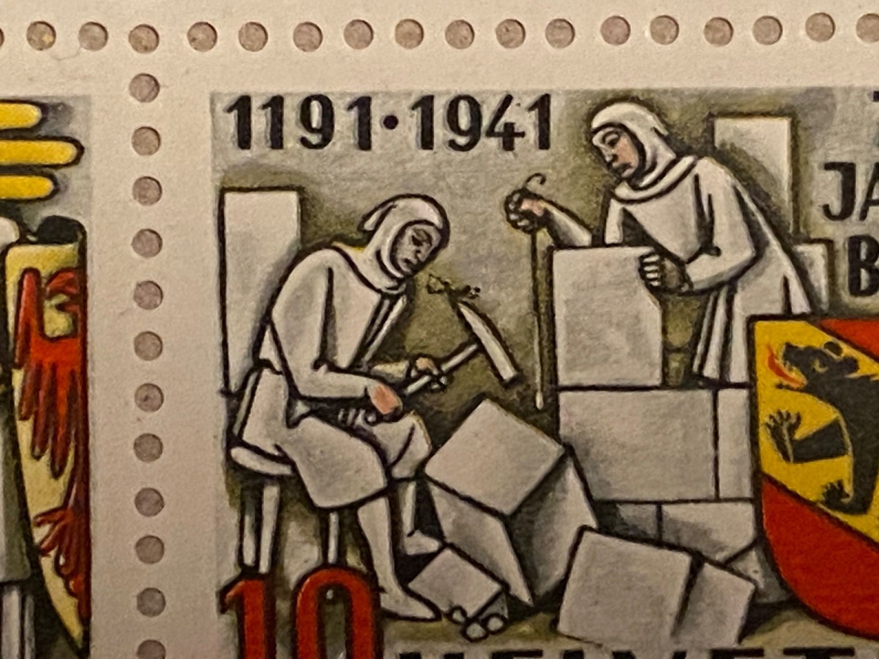 Tutti i francobolli: 253, Viererblock, postfrisch, mit Spinne – Usato da Aarau venduto da hilde47 1