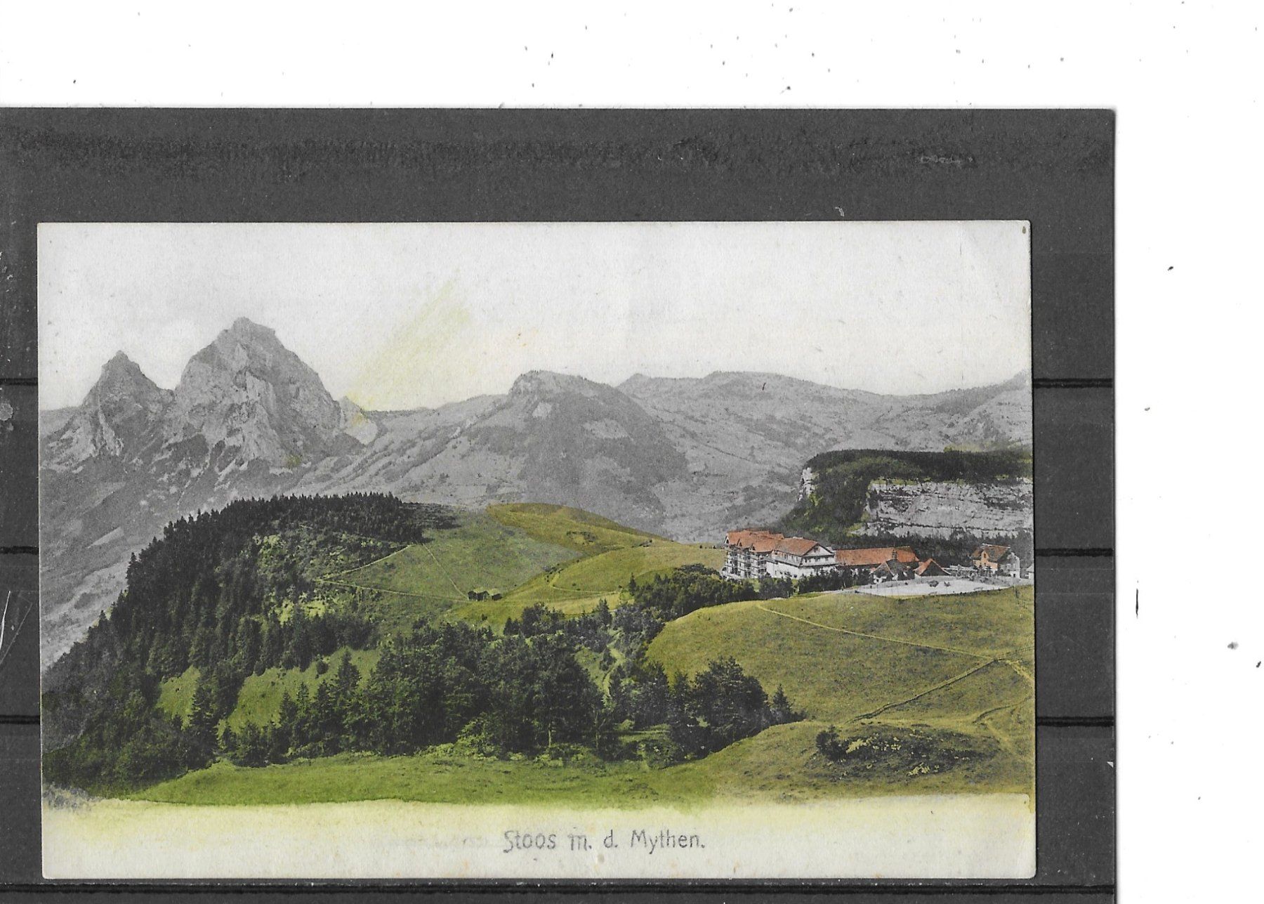 Cartoline postali: SZ Stoos mit den Mythen – Usato da Schocherswil venduto da Wilare