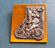 Fasnachtsplakette Littau 1974 Gold Mättli-Zunft Littau
