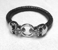 Armband! 8mm Leder! 2 Größen!