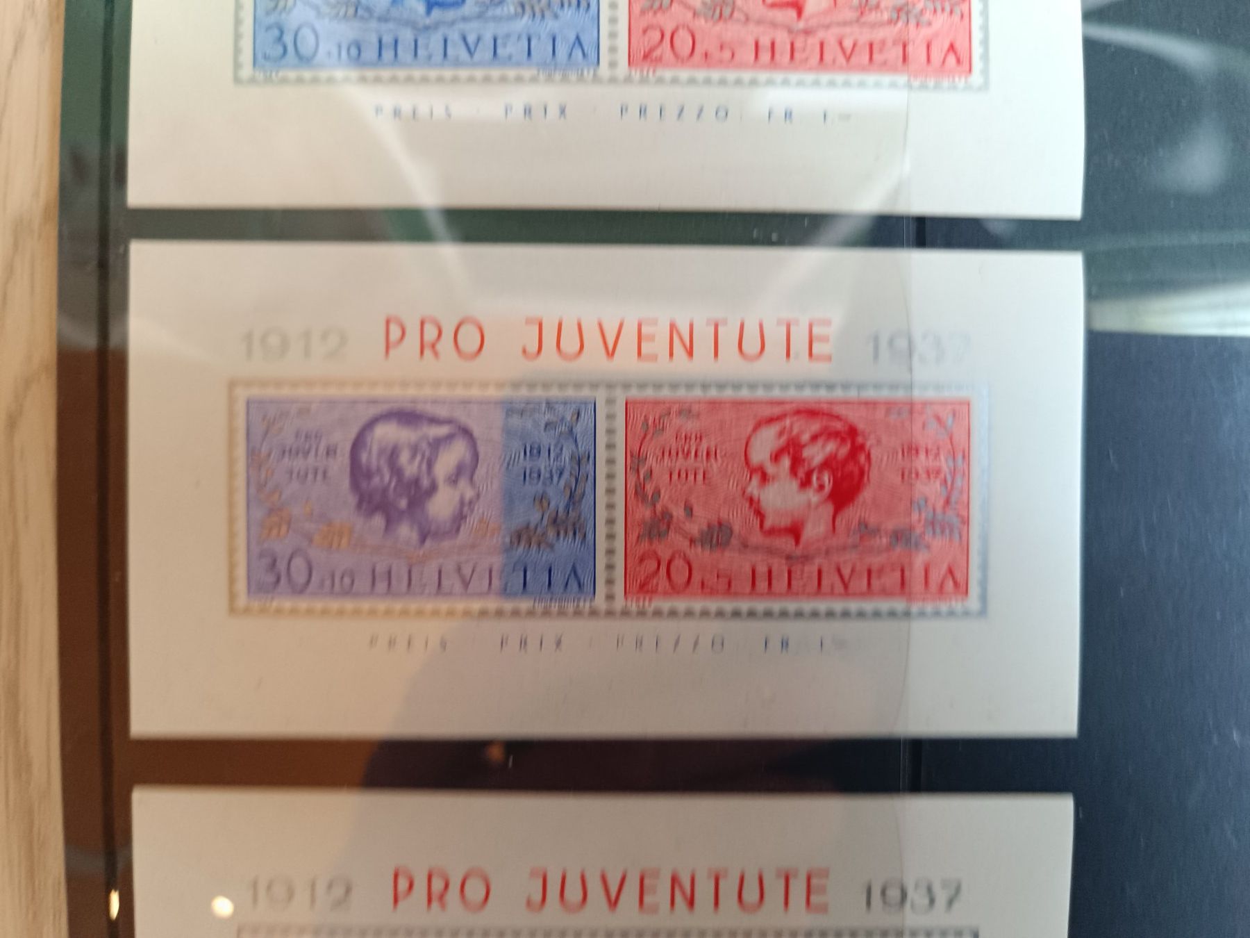 Tutti i francobolli: 3 Blöcke Pro Juventute 1937 – Nuovo (secondo la descrizione) da Künten venduto da Aumosa 2