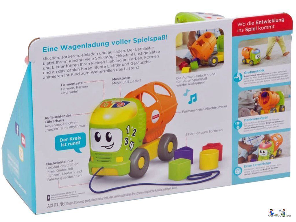 Fisher-Price Giocattoli: Fisher-Price Babys bunter Lernlaster – Nuovo e nell'imballaggio originale da Birsfelden venduto da der-Wegweiser 2