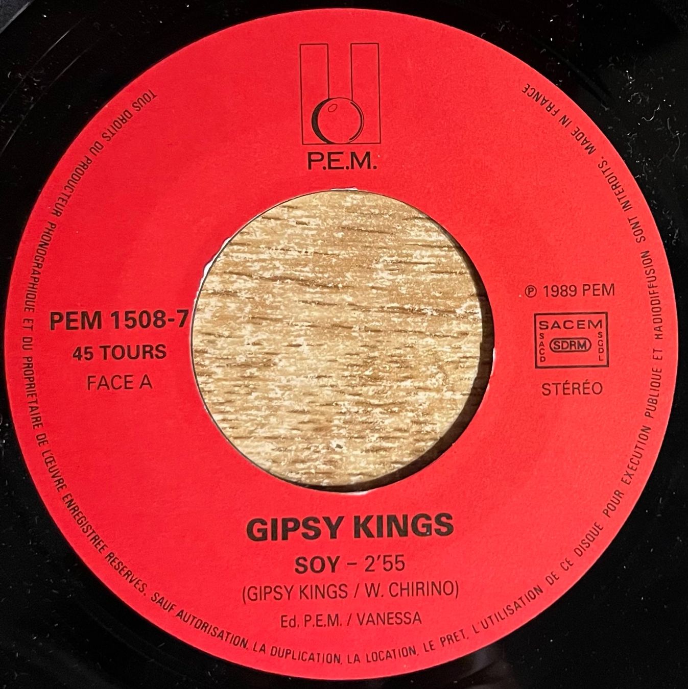 Dischi in vinile: GIPSY KINGS - SOY – Usato da Bussigny venduto da vinyl-pas-cher 2