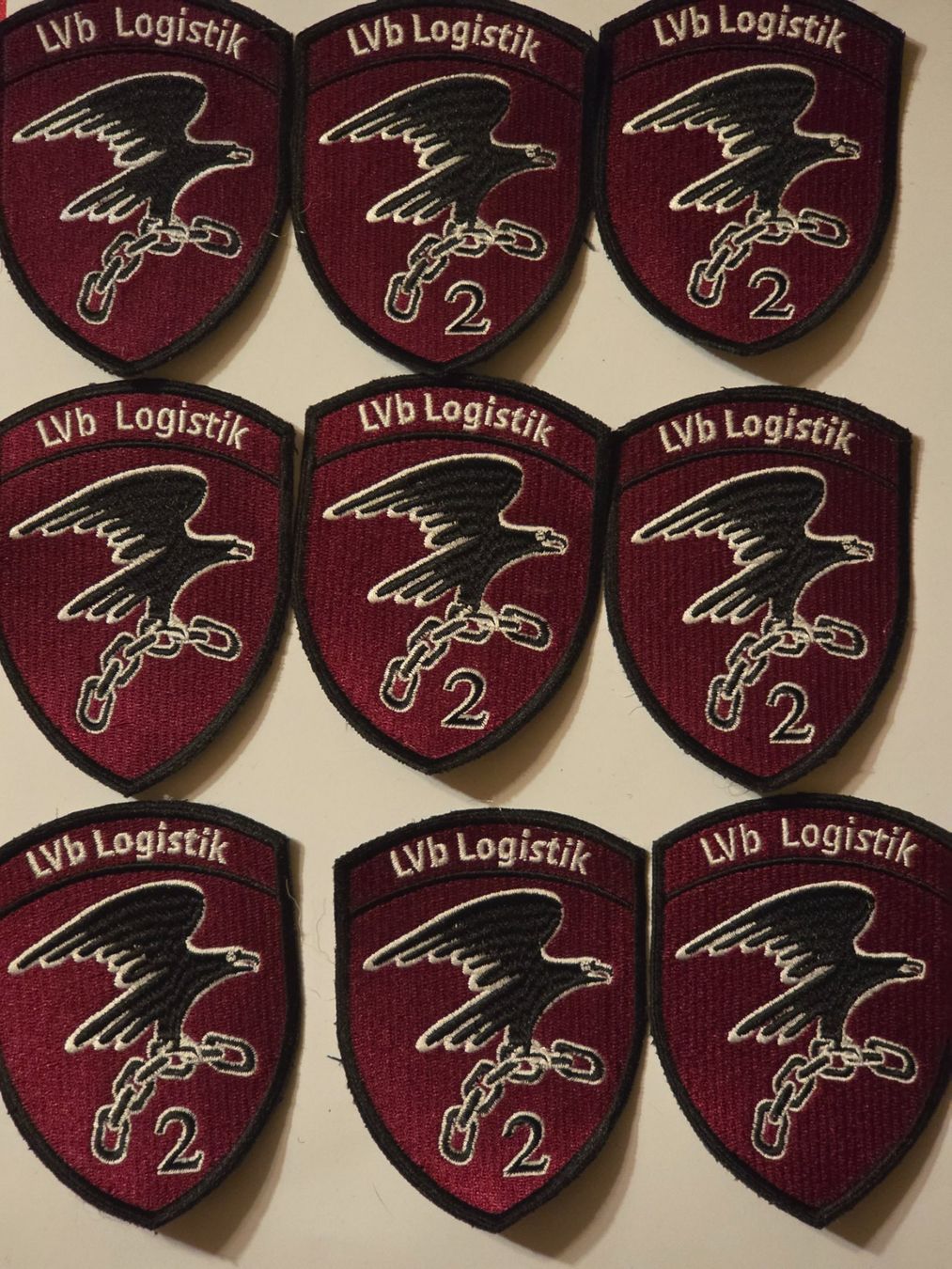 Schweizer Armee Plaketten & Abzeichen: LVb Logistik Abzeichen 9 Badges neu – Neu (gemäss Beschreibung) aus Nyon von freetoys08