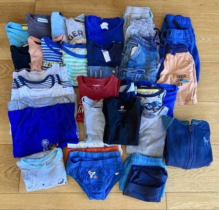 Lot de vêtements pour garçon, taille 98, été mi-saison