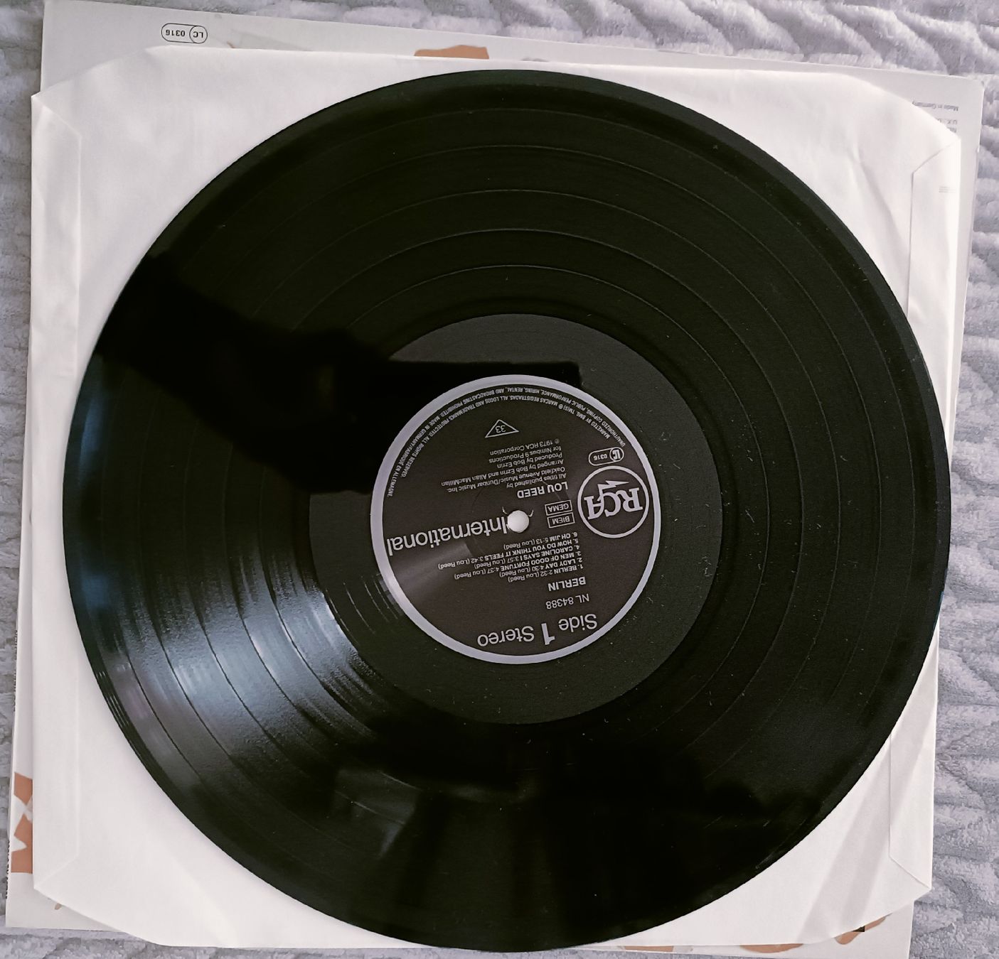 Dischi in vinile: LOU REED - Berlin LP – Usato da Luzern venduto da cryptonic79 2