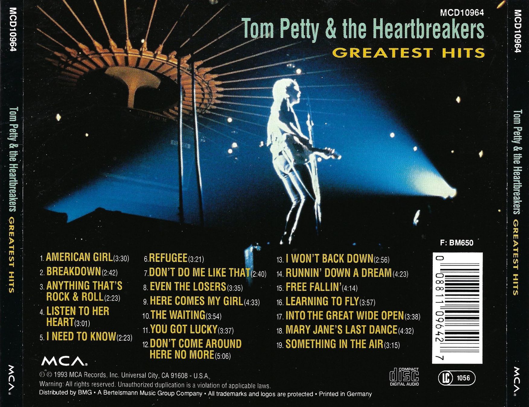 CDs: CE: TOM PETTY & THE HEARTBREAKERS - Greatest Hits – Gebraucht aus Rotkreuz von groeli69 1
