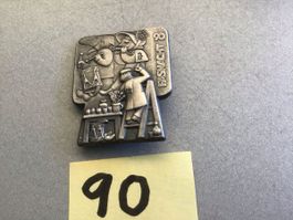 Baslerfasnachtsplaketten 1990 Silber