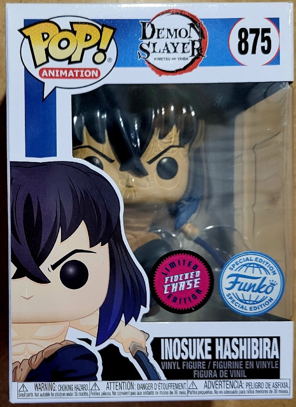 Funko Statuette: Funko Pop Demon Slayer  Inosuke Hashibira CHASE – Nuovo e nell'imballaggio originale da Montet (Glâne) venduto da KOADA