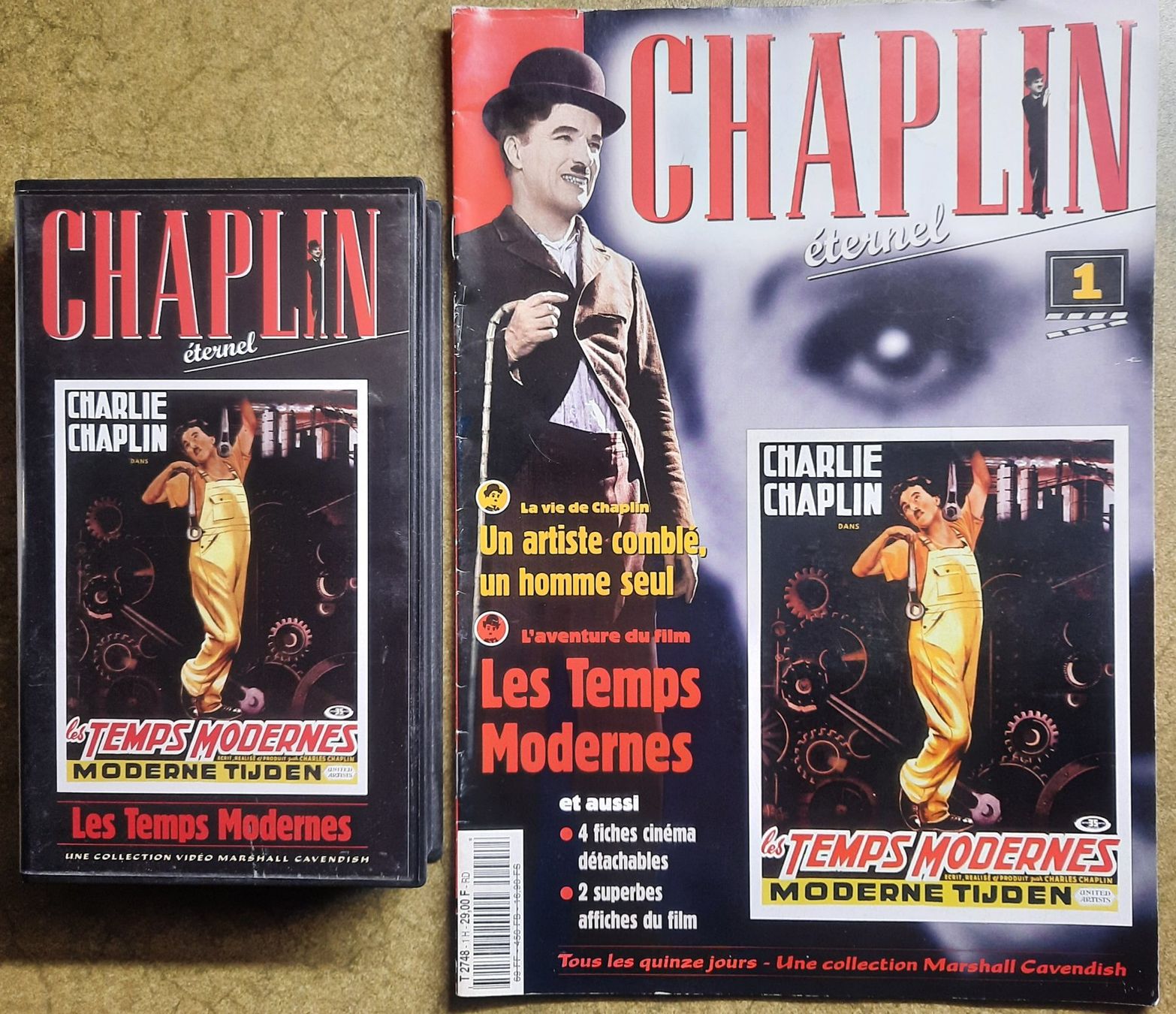 Tutti i VHS: Chaplin Eternel: collection magazines avec films VHS:C2 – Usato da Préverenges venduto da mam_629h