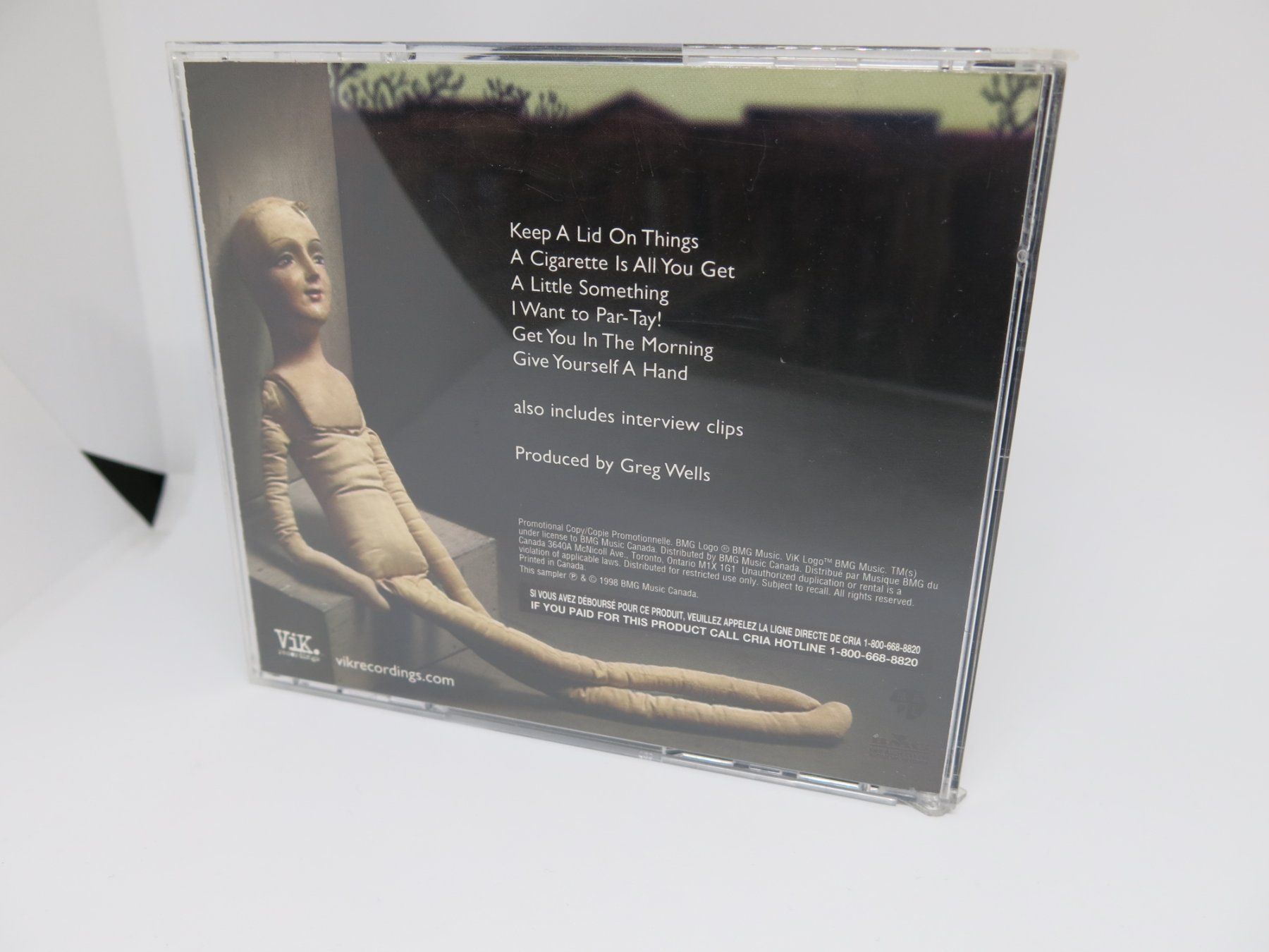 CDs: PROMO Canada CD Crash Test Dummies: Selections Give Yourself – D'occasion à Ernetschwil par luisvonerni 2