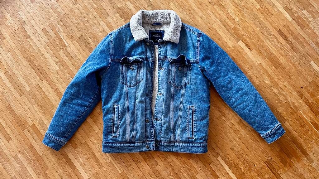 Giacche: Jeansjacke mit Fell, Gr. L – Usato da Luzern venduto da ba.th