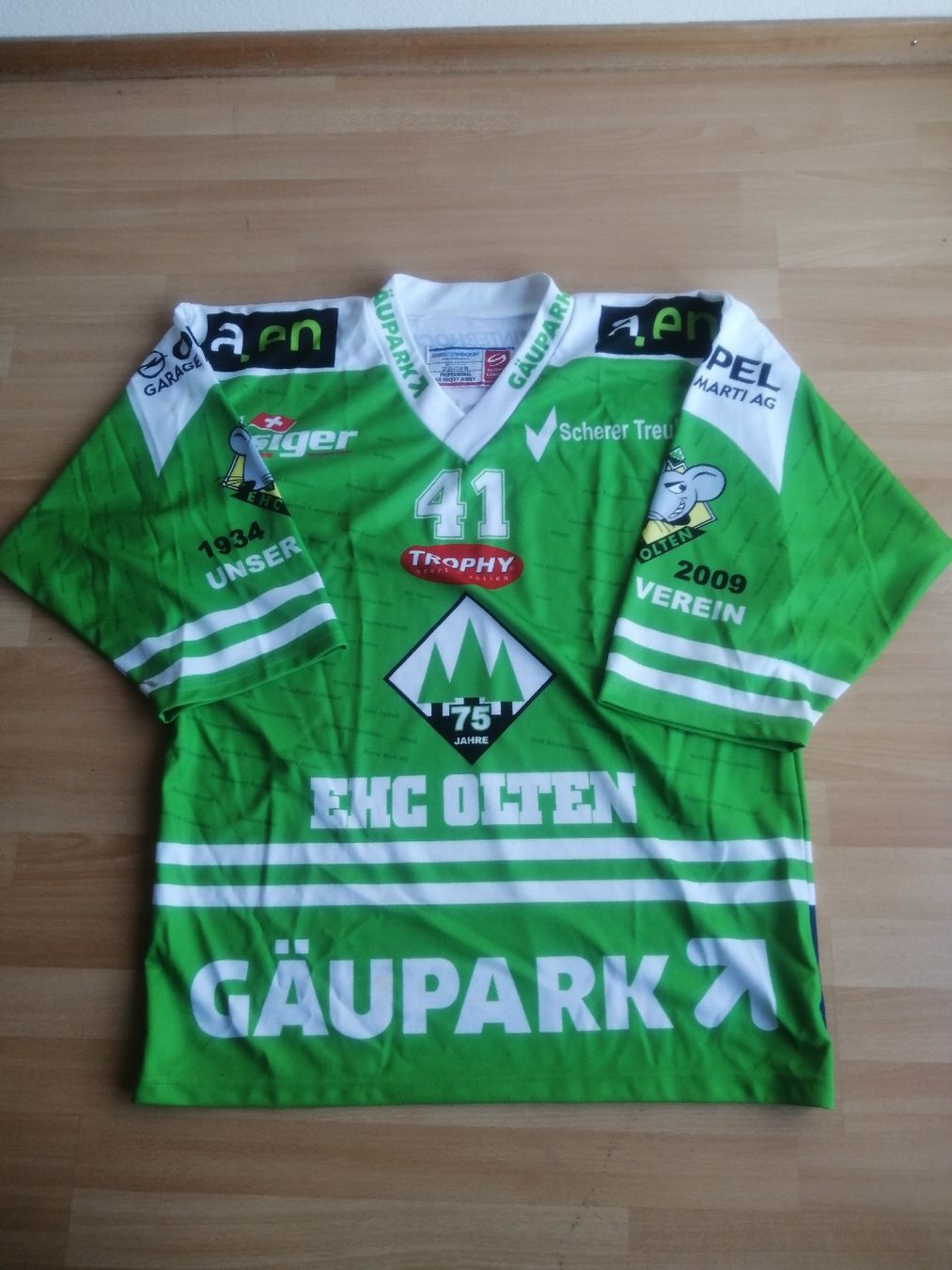 Canottiere & Pantaloni: EHCO-Trikot #41 von Bruno Marcon – Usato da Hägendorf venduto da Fiooo
