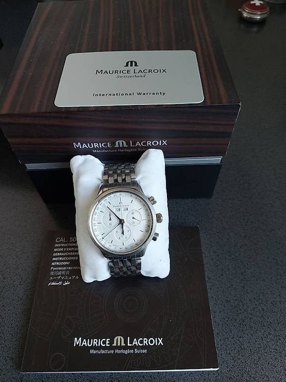 Maurice Lacroix Orologi: Uhr Maurice Lacroix Chronograph – Usato da Basel venduto da mabu46 2