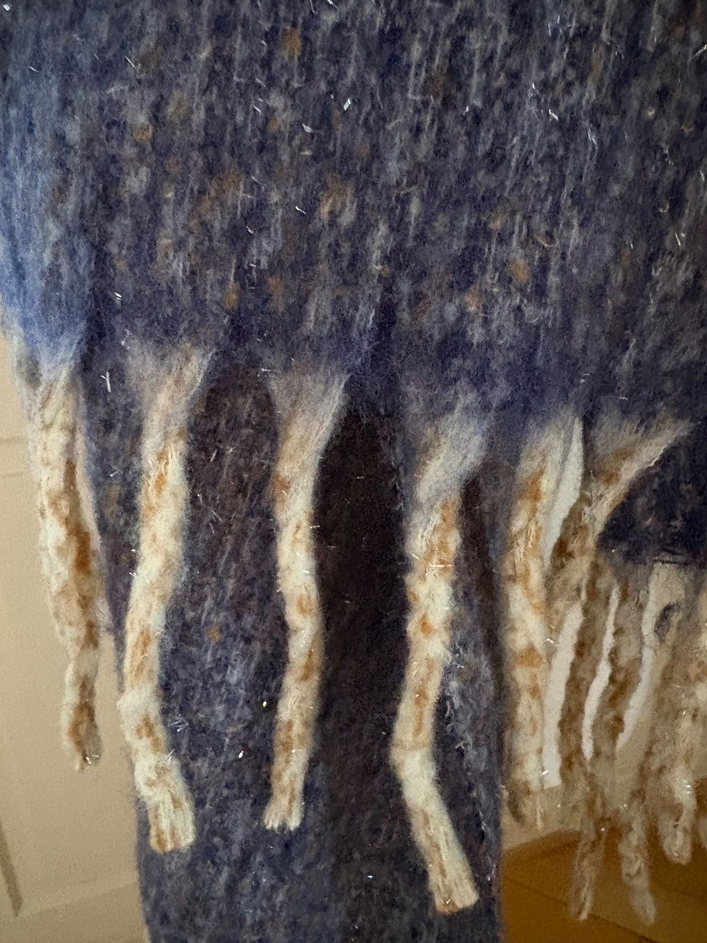 Foulards, Tücher & Schals: Schal, blau/grau/braun, warm, gross – Gebraucht aus Winterthur von Lepetitprince18 4