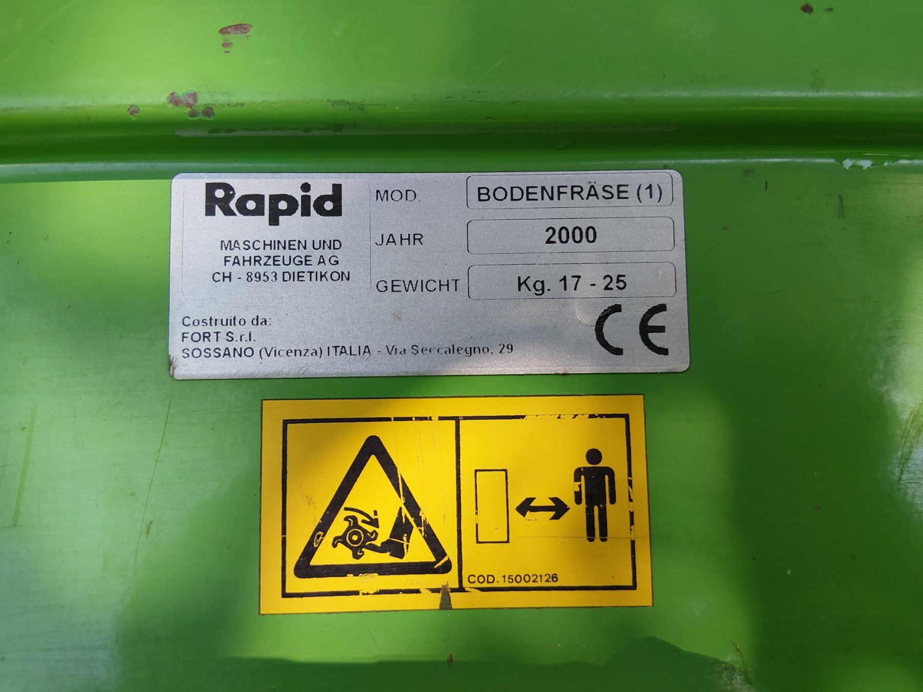 Rapid Toutes les machines: Rapid Mondo + Bodenfräse – D'occasion à Thun par zur_92zc 4