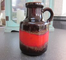 Mid Century Vase, Scheurich, W. Germany 414-16, 60er Jahre