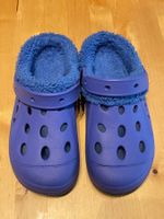 Kinder Clogs gefüttert blau Gr. 33 (UK 1) – warm & bequem