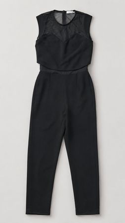 Sandro Paris - Combinaison pantalon noire chic - Taille 1 (S