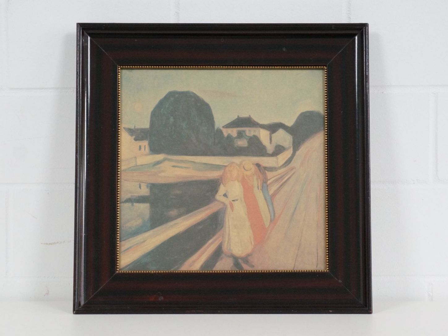 Dipinti: nach Edvard Munch 1905: "Mädchen auf der Brücke" – Usato da Rüti ZH venduto da Restwert_Rueti_ZH