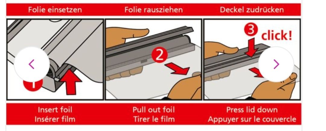 Elettrodomestici da cucina: Maximex Folienspender Perfect-Cutter neuwertig. – Nuovo (secondo la descrizione) da Ladir venduto da GAGA07 2