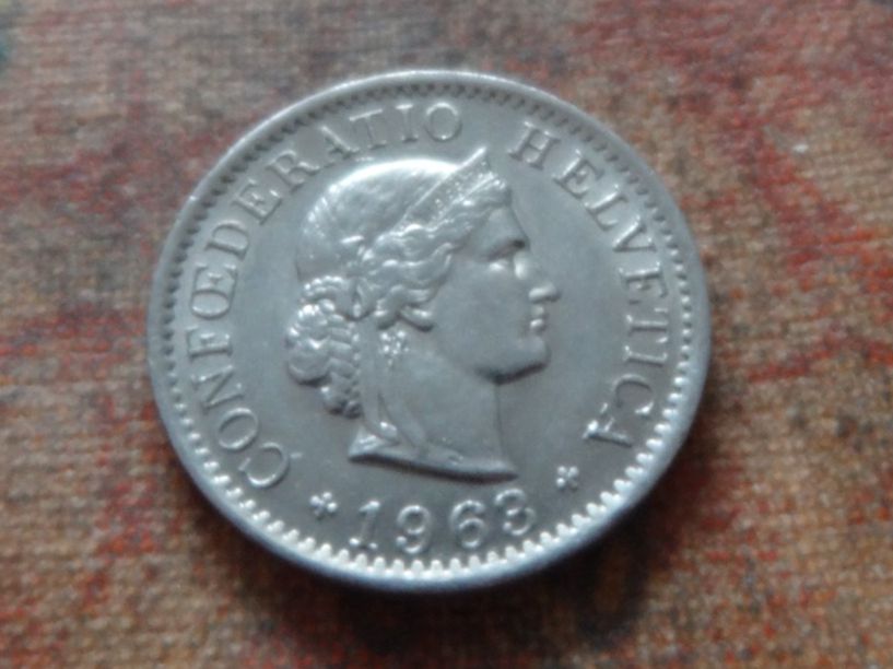 Tutti le monete: 5 Rp. 1963 – Usato da Romanel-sur-Lausanne venduto da Swift13