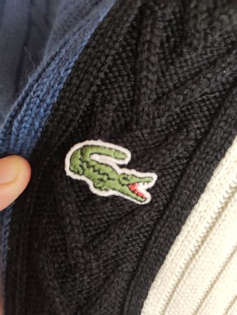 Lacoste Herren Pullover mehrfarbig Grösse 6 guter Zustand