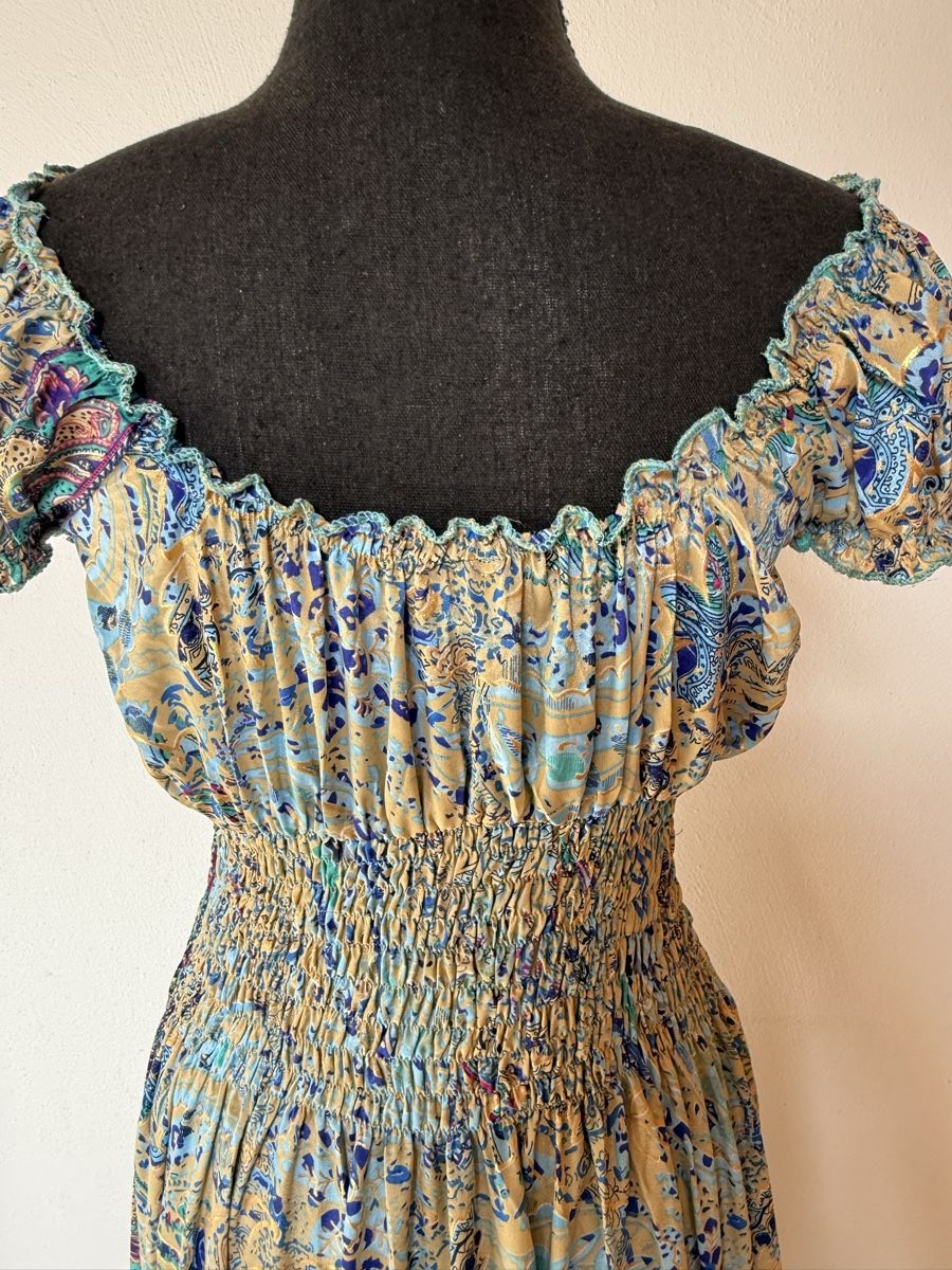 Vestiti: Boho Maxistufenkleid aus Seide – Nuovo (secondo la descrizione) da Sigriswil venduto da ck56 3