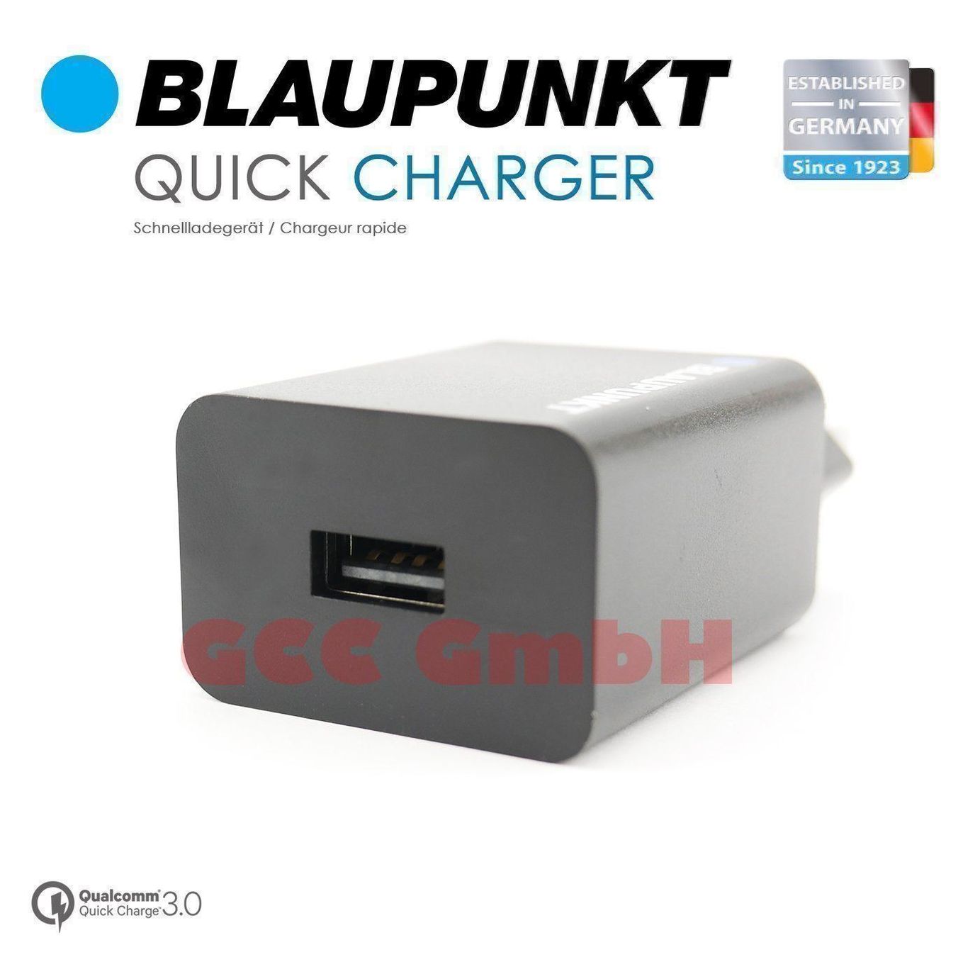 Caricabatterie: Blaupunkt - Schnell-Ladegerät Schwarz3.0 – Nuovo e nell'imballaggio originale da Freienstein venduto da GCC_GmbH 2