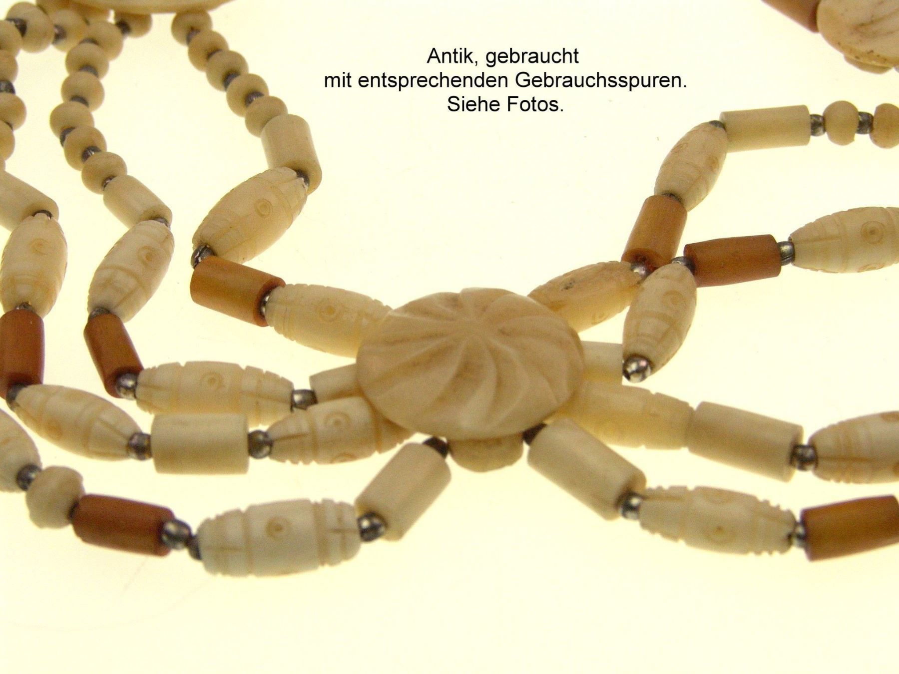 Catenine: Massive schöne Ethno – Knochen Kette – Usato da Langenthal venduto da Sammlungs_aus 3