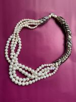Vintage Costume Jewelry Perlen Collier