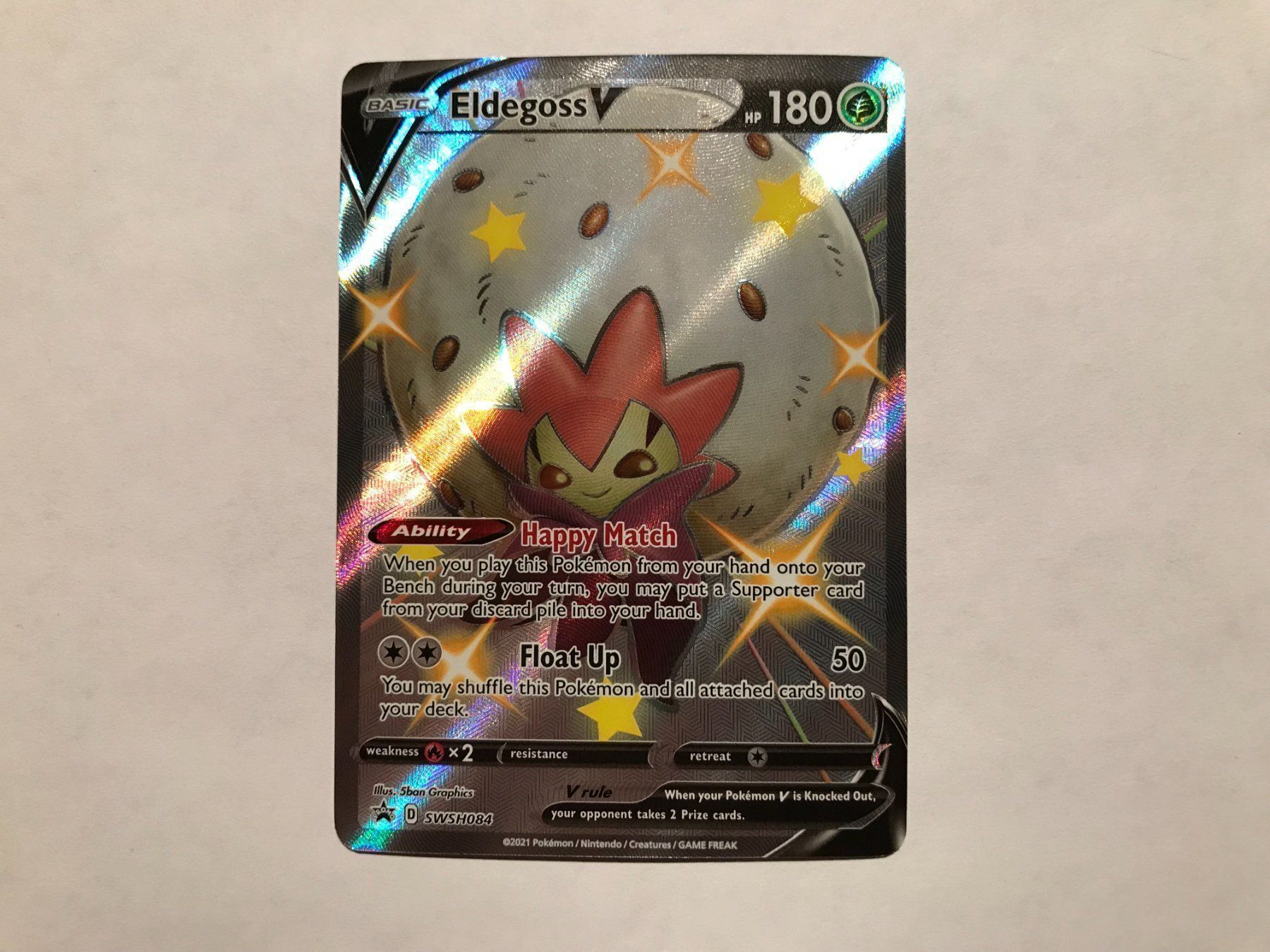 Pokémon Carte collezionabili: Eldegoss V Shiny Promo – Nuovo (secondo la descrizione) da Hagendorn venduto da Pokecollectorch 1