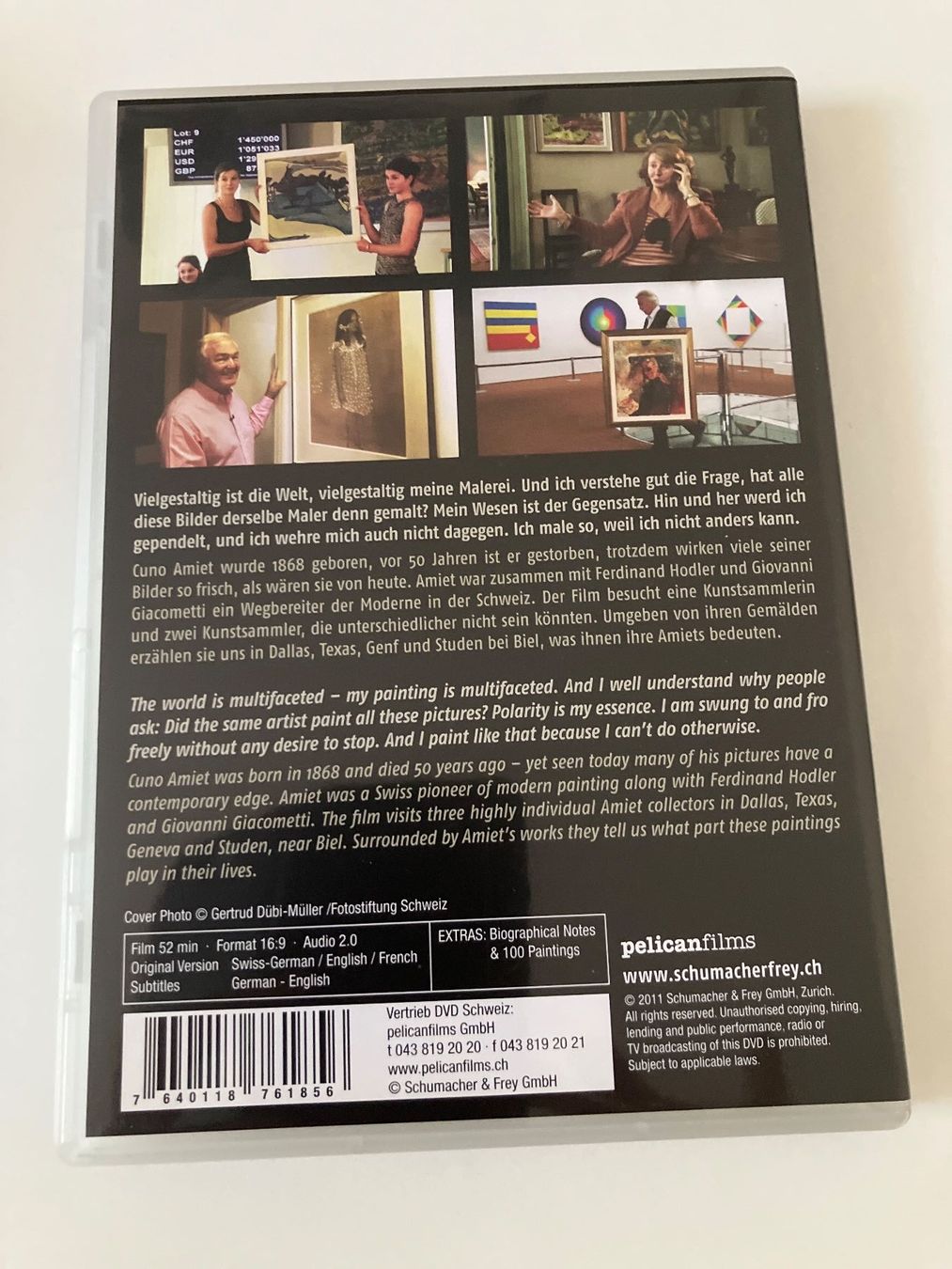 Alle DVDs: Amiet - 1868 - 1961 (DVD) – Gebraucht aus Arbon von JoJoAs 1