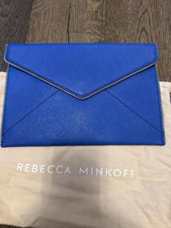 Rebecca Minkoff Blue Envelope Clutch – Excellent Condition