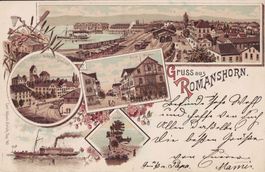 Romanshorn AK 1898 Litho von Carl Künzli Zürich