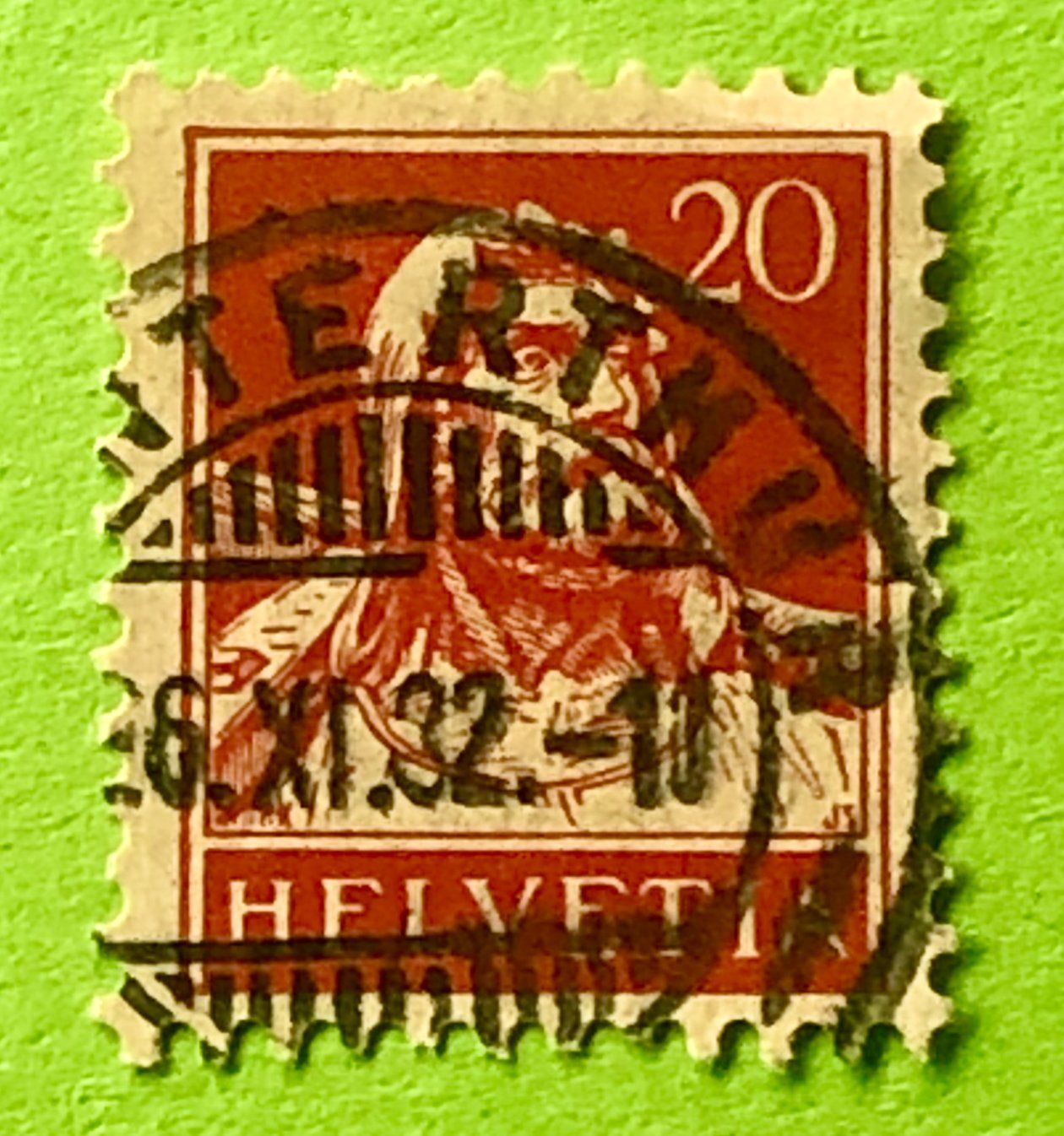 Tutti i francobolli: Nr.174  Wilhelm Tell GESTEMPELT     – Usato da Aarau venduto da Billa007