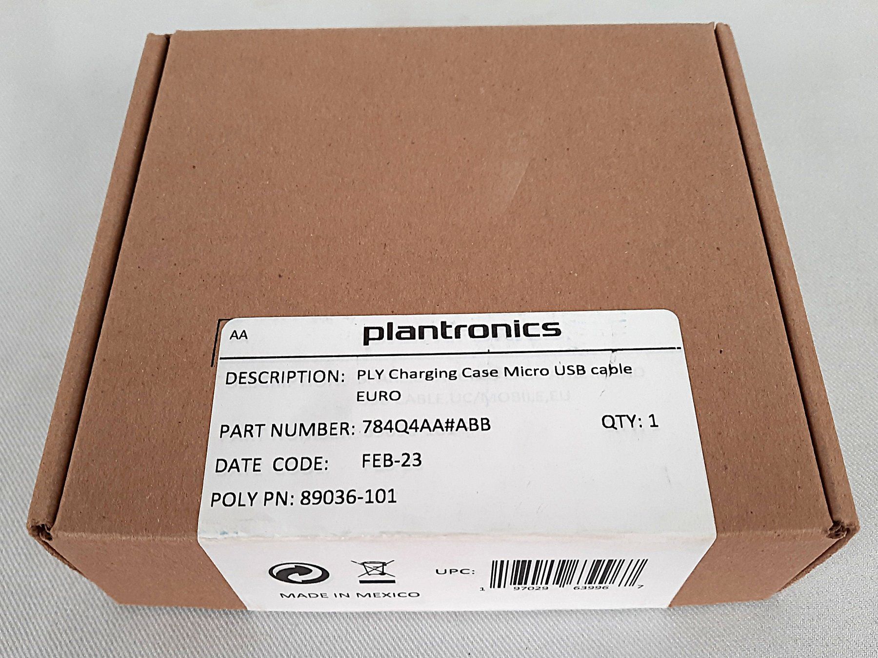 Plantronics Caricabatterie: PLANTRONICS Ladeetui inkl. USB-A-Kabel – Nuovo (secondo la descrizione) da Beinwil am See venduto da Restwert_Beinwil 2