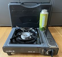 Campingkocher Brunner Devil SD mit Koffer und Gaskartuschen