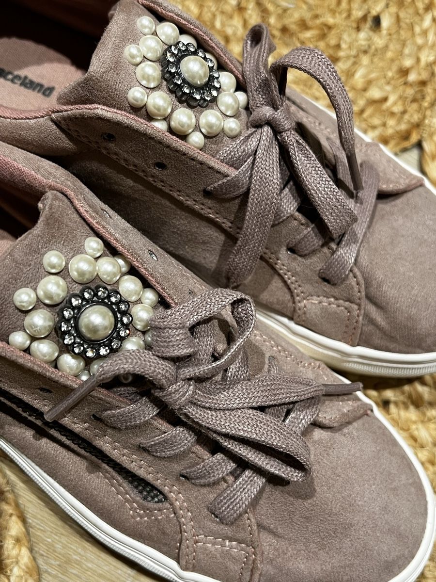 Scarpe da donna: Rosa Sneaker mit Perlen Gr. 38 - Top Zustand! – Usato da Ernetschwil venduto da Luwen70 2