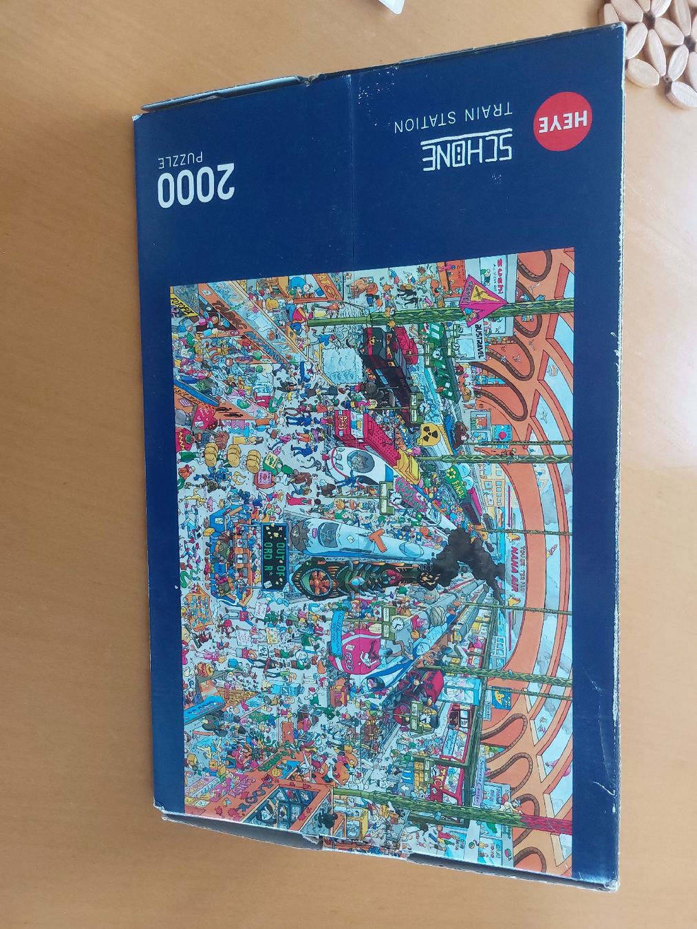 Heye Puzzle: HEYE 2000 Teile Puzzle "SCHÖNE TRAIN STATION" mit Poster – Usato da Baden venduto da BanaBoutique 1