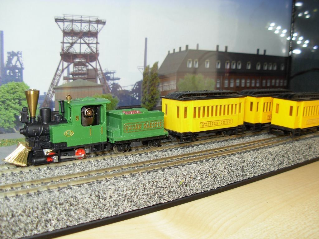 Egger-Bahn Modelleisenbahnen: H0e: EggerBahn/Jouef Western-Zug – Neu (gemäss Beschreibung) aus Oberrieden von Hobbyschiff