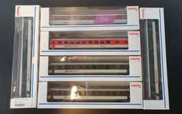 MÄRKLIN: 6 X SBB EW IV PERSONEN-/SPEISEWAGEN OVP