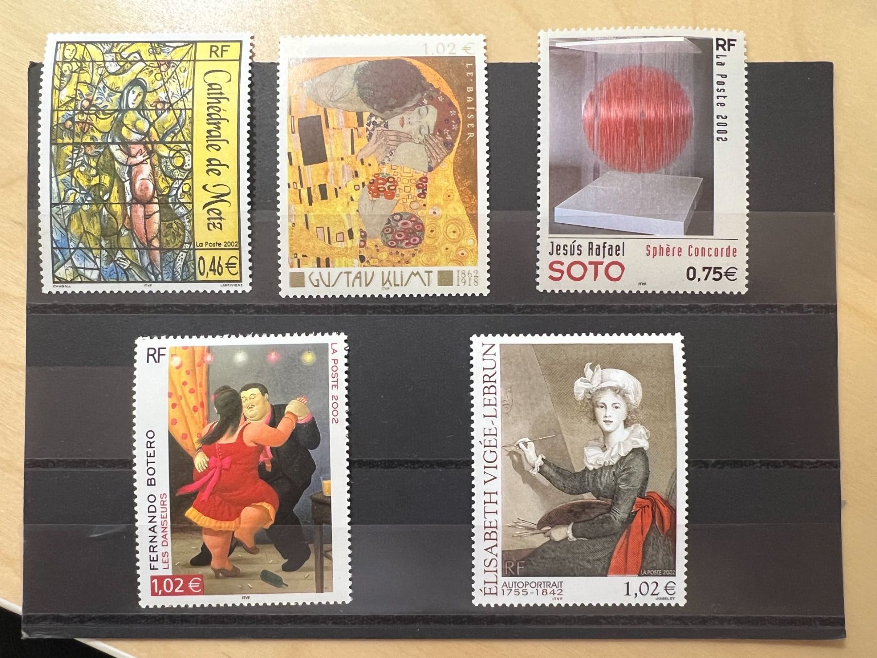 Tutti i francobolli: 5 tableaux Musée Imaginaire 2002** – Nuovo e nell'imballaggio originale da Lausanne venduto da ffhoud