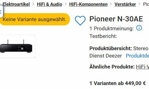 Pioneer Systèmes audio & multimédias: Pioneer N-30ae Network Audio Player – D'occasion à Collonges par arashee 7