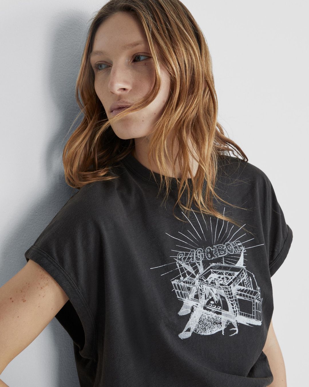 T-Shirts: RAG & BONE Top Baumwolle M – Gebraucht aus Lugnorre von jettsett 2