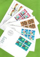 1989 FDC Sondermarken II Viererblöcke SBK 30.20