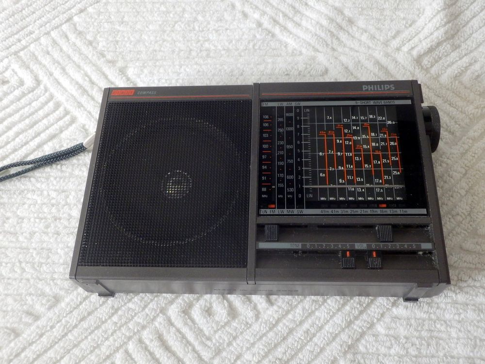 Radio, Philips,Transistorradio, D1835 Compas, FM, LW, MW, SW (Gebraucht ...