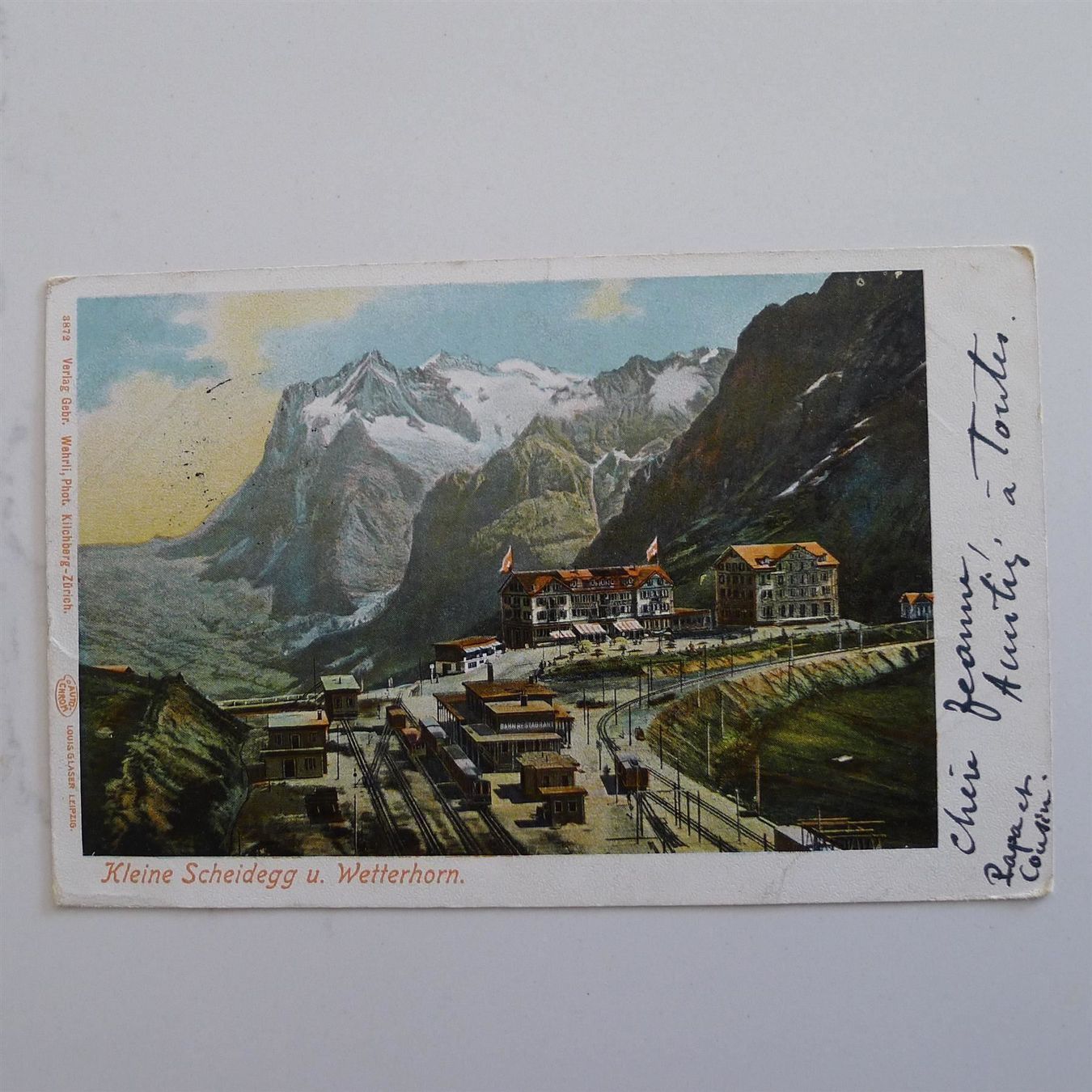 Cartoline postali: Postkarte Wengernalp Scheidegg BE – Usato da Ebikon venduto da SilvioFreund